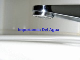 Importancia Del Agua

 