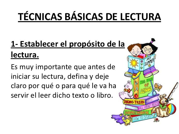 Importancia de la lectura