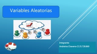 Integrante:
Andreina Chaverra CI 25.728.869
Variables Aleatorias
 