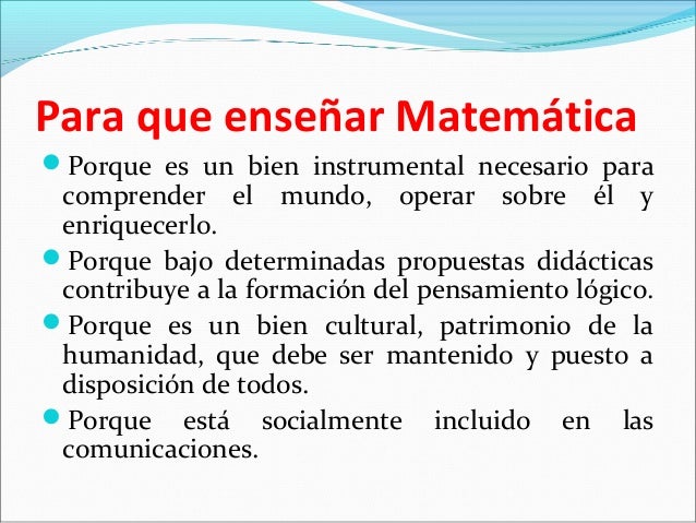 Resultado de imagen para importancia de la matematica