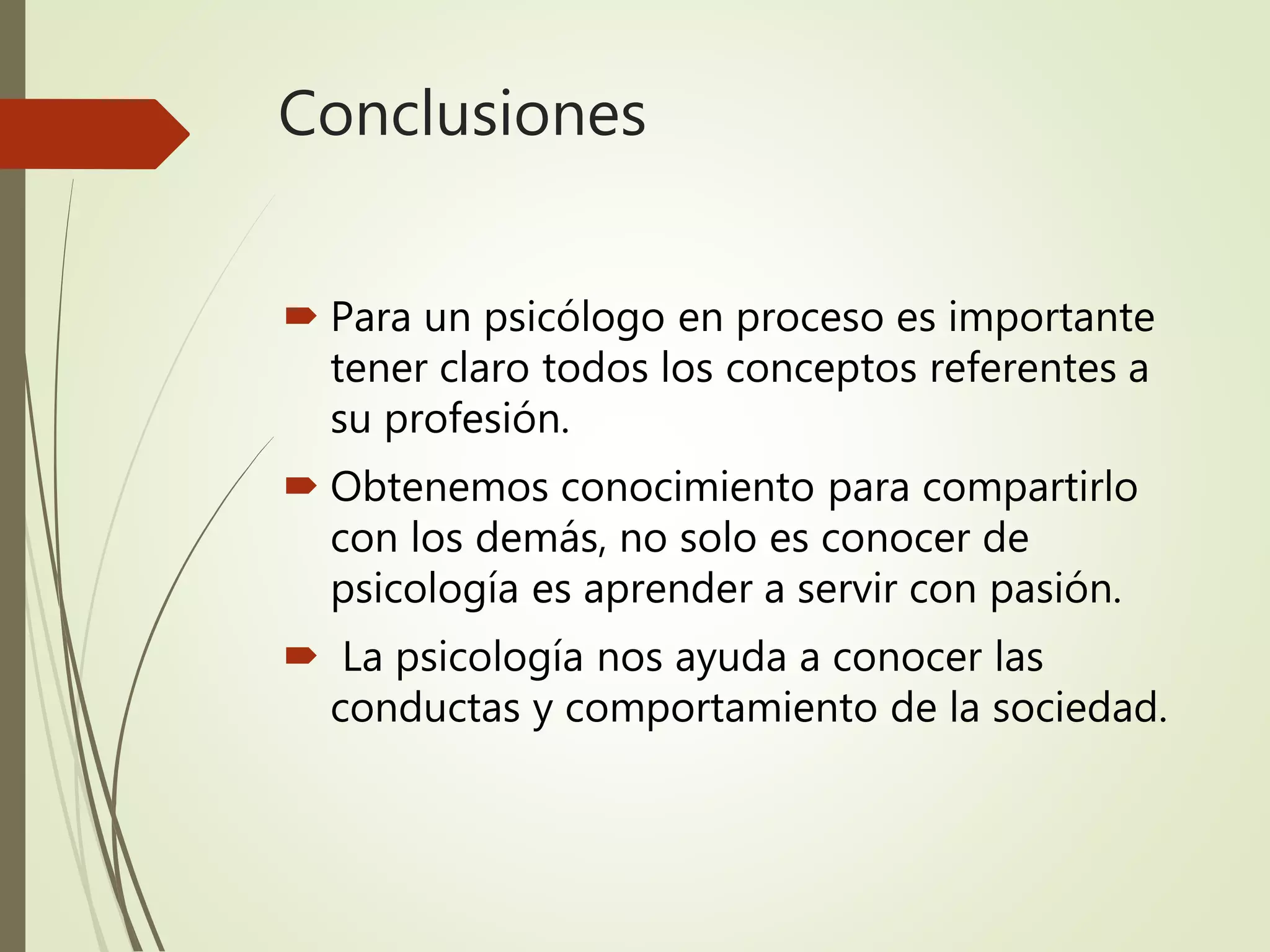 Importancia de la psicologia | PPTX