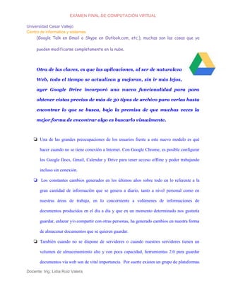 Importancia de las herramientas en la nube | PDF