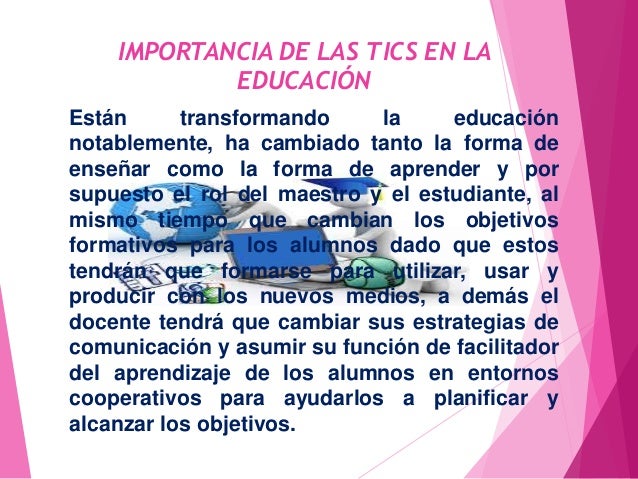 Importancia de las tic en la educacion