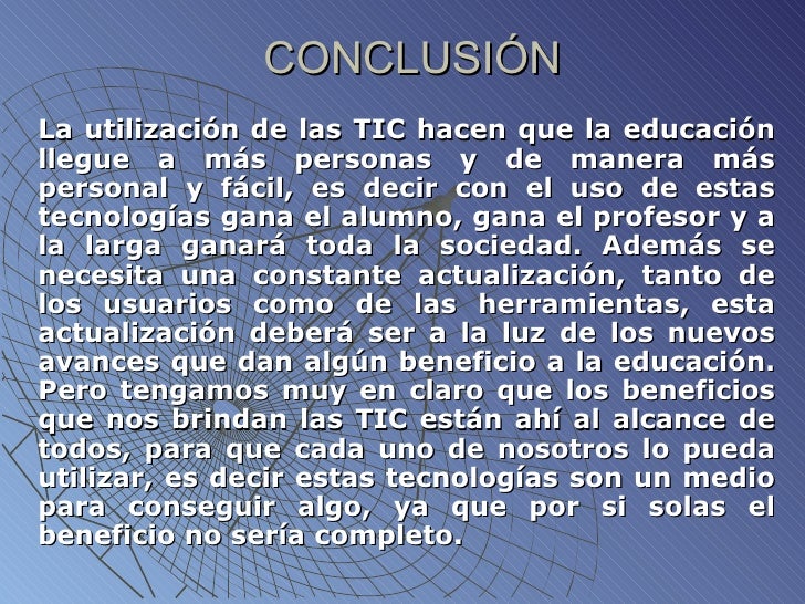 Importancia De Las Tics En La Educacion