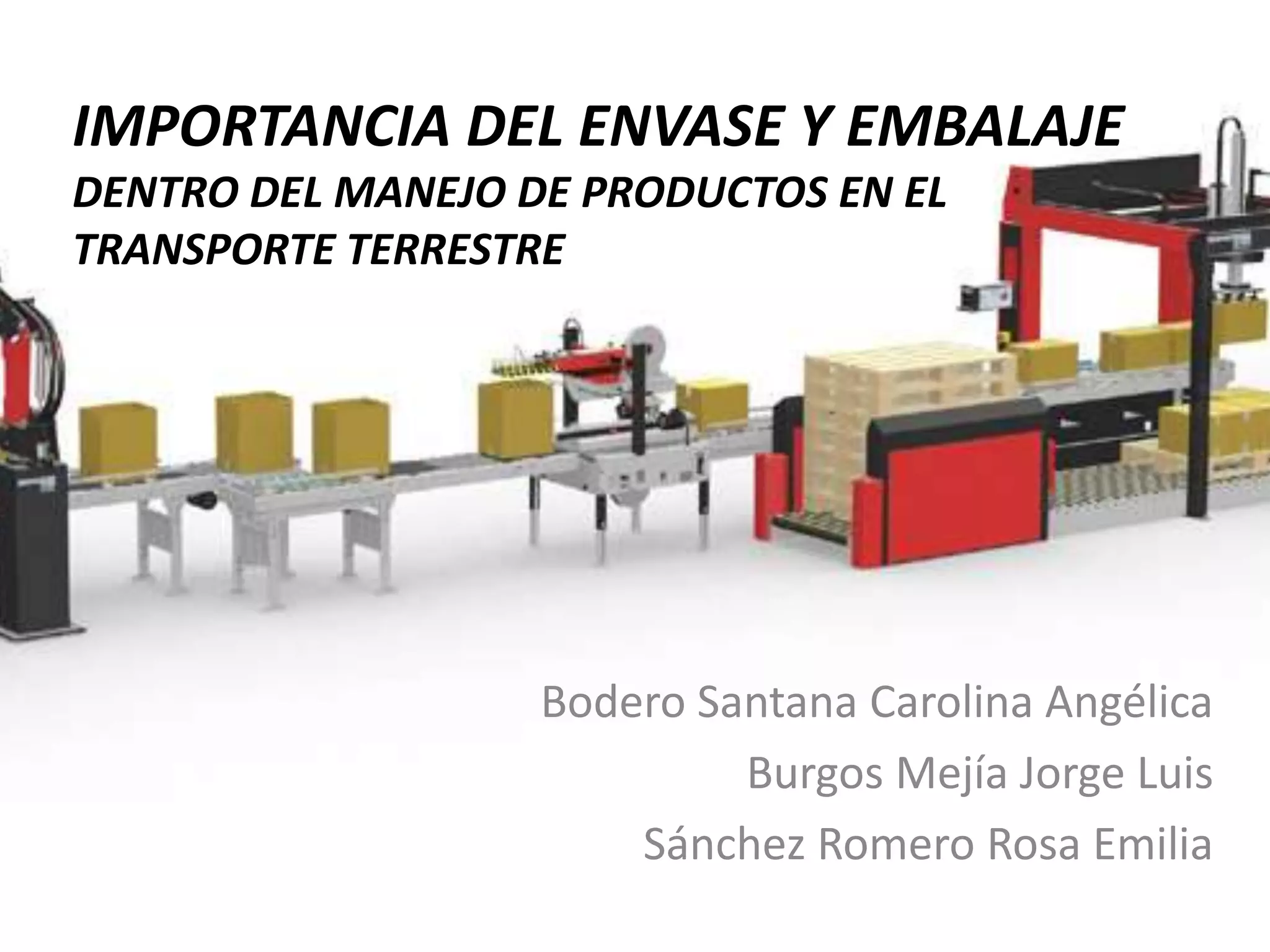 Importancia Del Envase Y Embalaje | PPTX