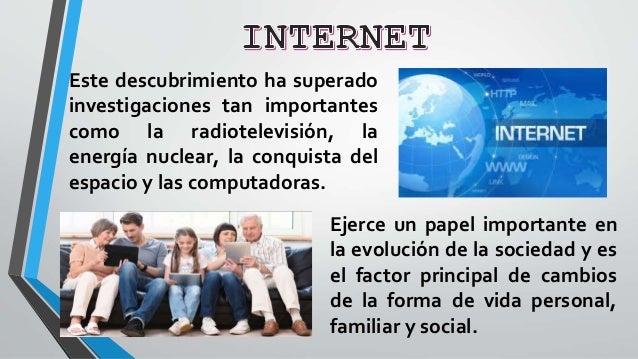 Importancia del internet
