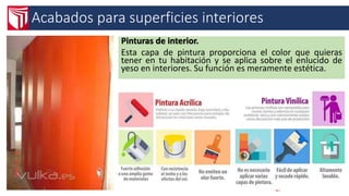 Importancia de los acabados en las edificaciones | PPTX