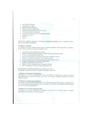 IMPORTANCIA DE LOS OBJETIVOS 