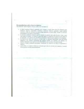 IMPORTANCIA DE LOS OBJETIVOS 