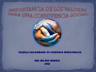 actiludis.com



ESCUELA COLOMBIANA DE CARRERAS INDUSTRIALES


          ANA MILENA MENDEZ
                 2012
 