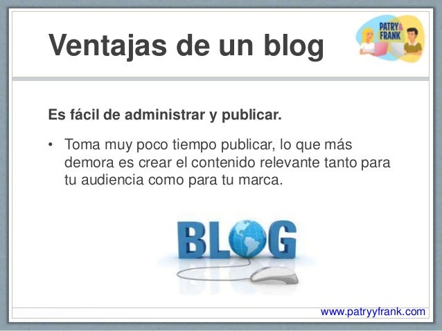 Ventajas Y Desventajas De Un Blog Descubre Sus Beneficios - Ponasa