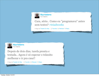 Tuesday, October 18, 2011
 