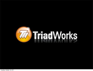 Tuesday, October 18, 2011
 