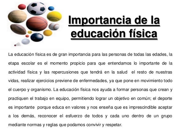 Importancia Y Evolucion De La Educacion Fisica