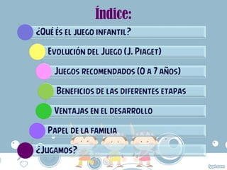 Importancia del JUEGO en la INFANCIA | PDF