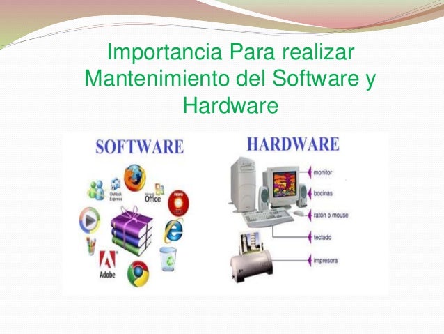 Importancia para realizar mantenimiento del software y