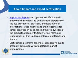 Import and export - What is difference between import and export? | PPTX