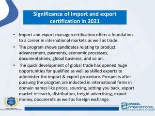 Import and export manager-What are the duties of export/import manager ...