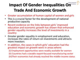 Gender Responsive Trade Policies
Better understanding the
specific challenges and
opportunities that
women and men face
fr...
