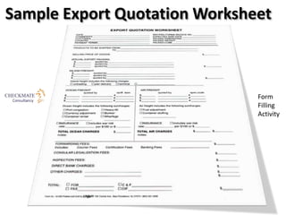 Import And Export Procedures
