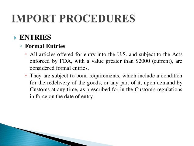 import laws
