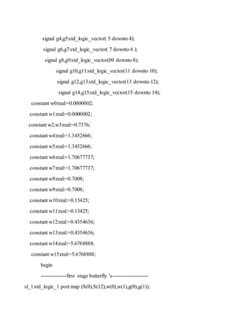 Vector W6 radix_4 fft dif with mdc and mdf | DOCX