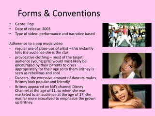 Analysing Britney Spears Baby One More Time