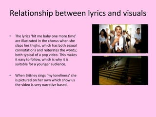 Analysing Britney Spears Baby One More Time