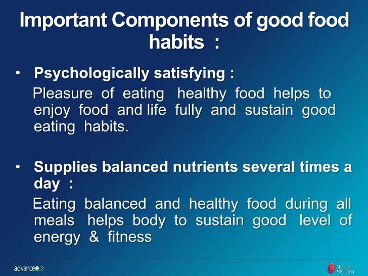 Important Components Of Good Food Habits-2