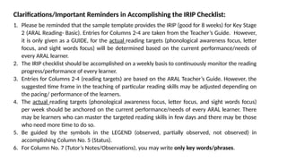 IMPORTANT-REMINDERS-to-ARAL-tutors.pptx. | PPTX