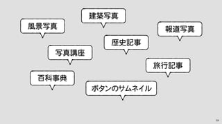 84
代替テキストを考えてみよう！
 