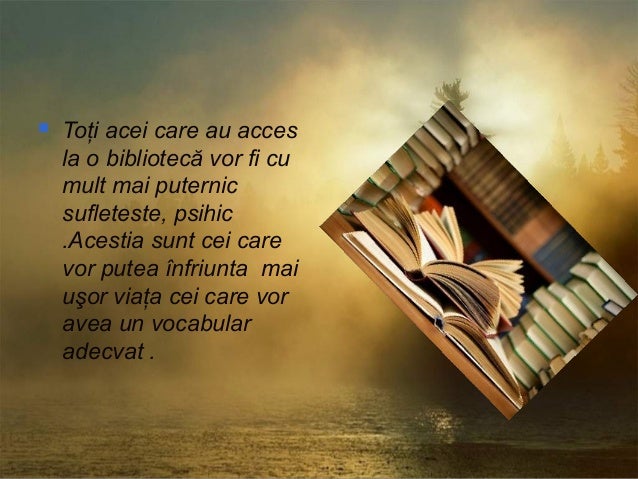 Importanta Lecturii In Viata Elevului Importanta cartii in viata