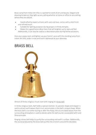 IMPORTANT BRASS SPIRITUAL ITEMS FOR POOJA (1).pdf