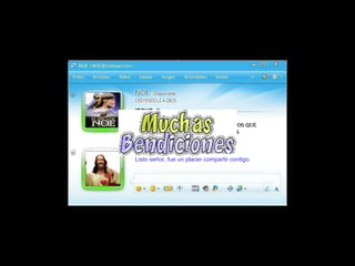 JESUS dice :   espero que si. Bueno Noé tengo muchos mas amigos que quieren hablar conmigo, seguimos conectados. NOE dice :   Listo señor, fue un placer compartir contigo. 