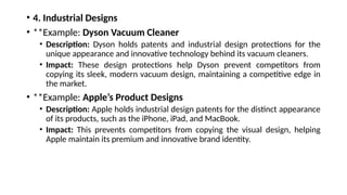 Intellectual Property Rights -Important examples | PPTX