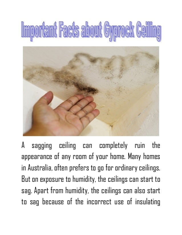Important Facts About Gyprock Ceiling