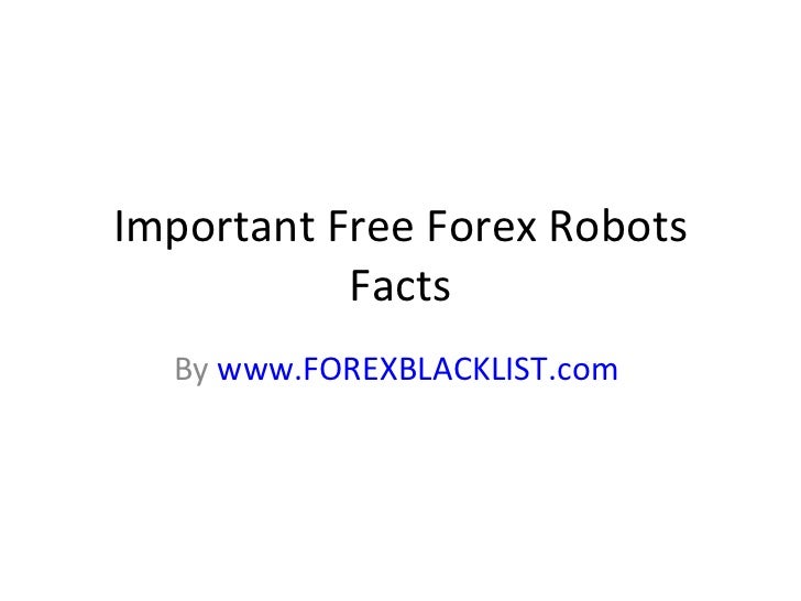 Free forex robots