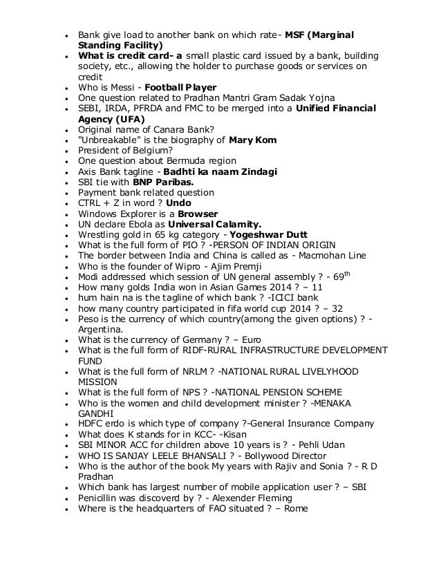 Important Gk S For Ib Acio Exam 2015