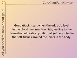 Important Gout Remedies
