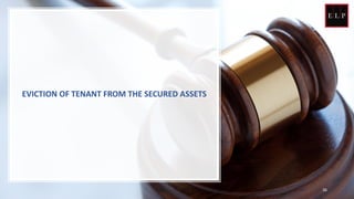 EVICTION OF TENANT FROM THE SECURED ASSETS
36
 