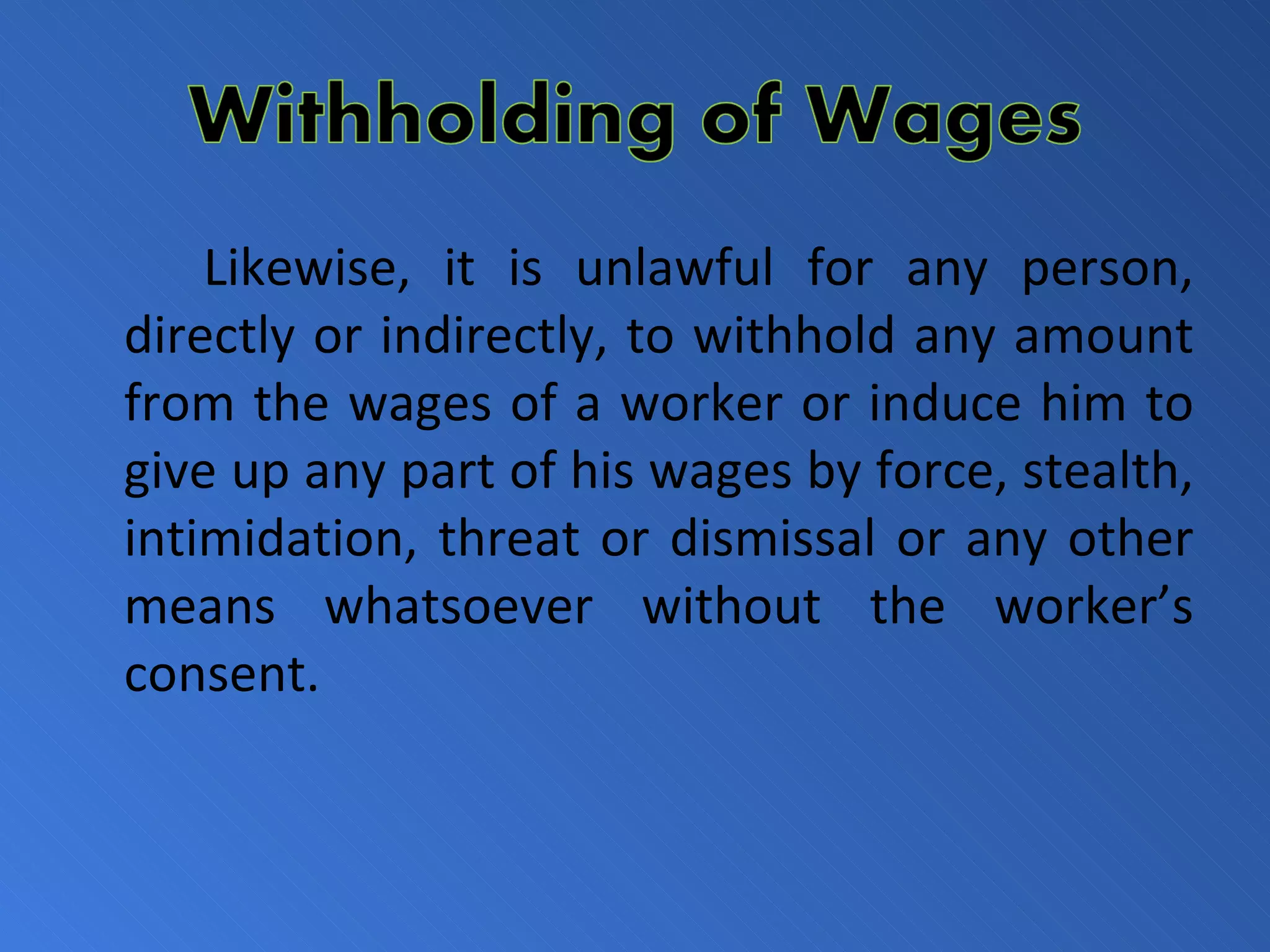 Important laws on salaries and wages.ppt 1 | PPT