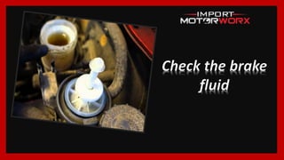 Important Maintenance Tips for Brakes PPTX