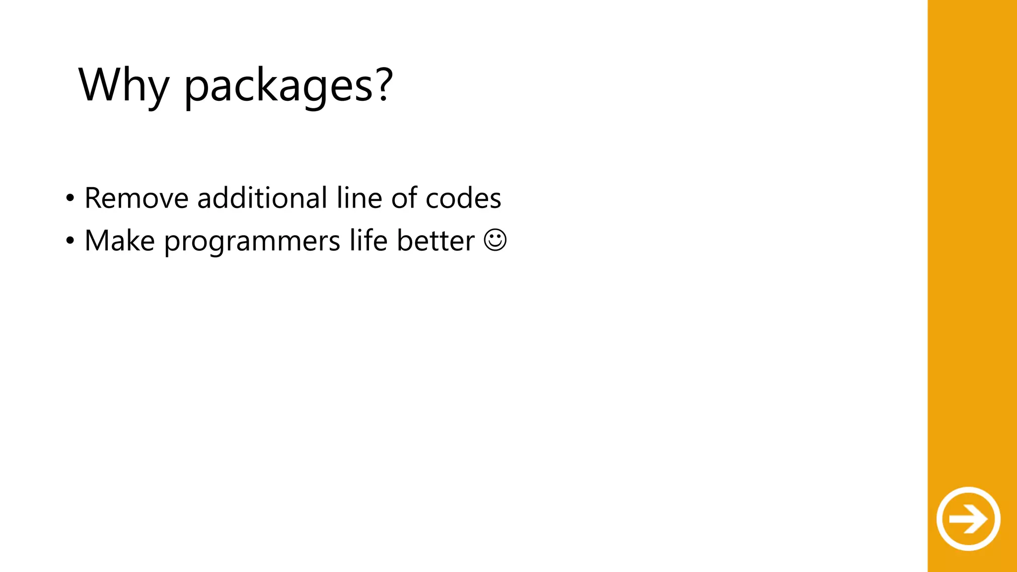 Important packages in app development | PPT | Free Download