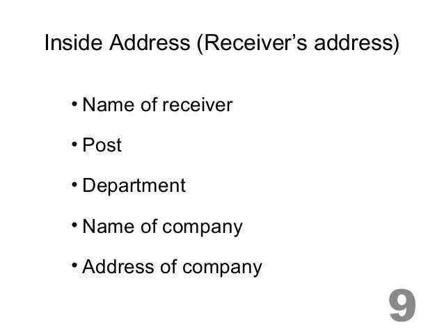 business letter no inside address important parts of letter 2013 business letter no inside address important parts of letter 2013