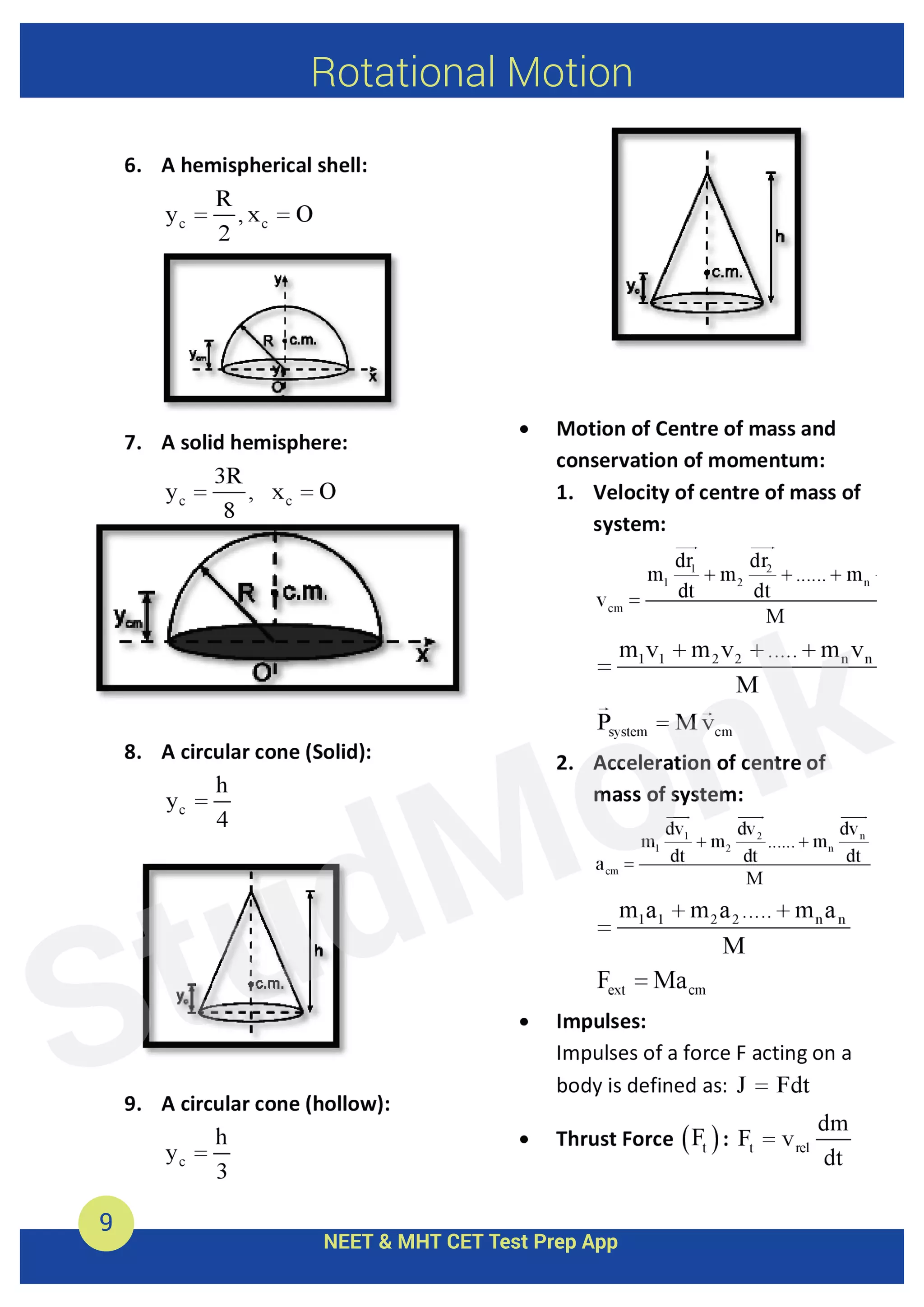 Important Formulas PDF for Physics | Mathematics- StudMonk | PDF