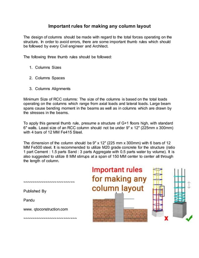 Important rules for making any column layout | DOCX