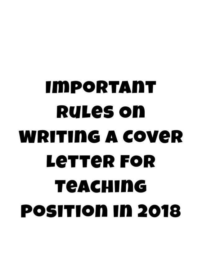 Cover Letter Teaching Position from image.slidesharecdn.com