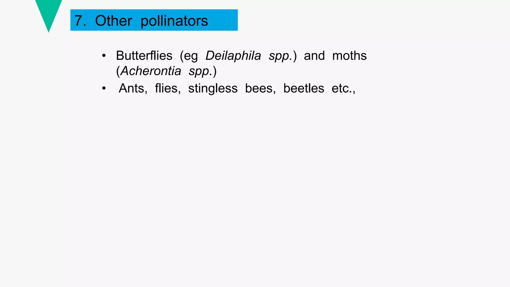 important species of pollinatiors, weed killer and scavengers. ppt.pptx