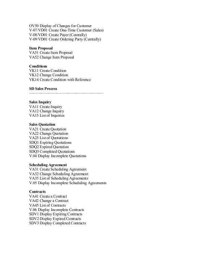 important tables for sap