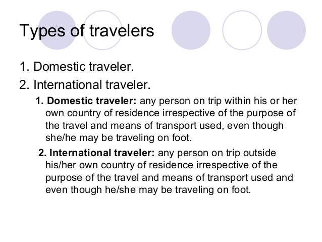 travel terminology meaning